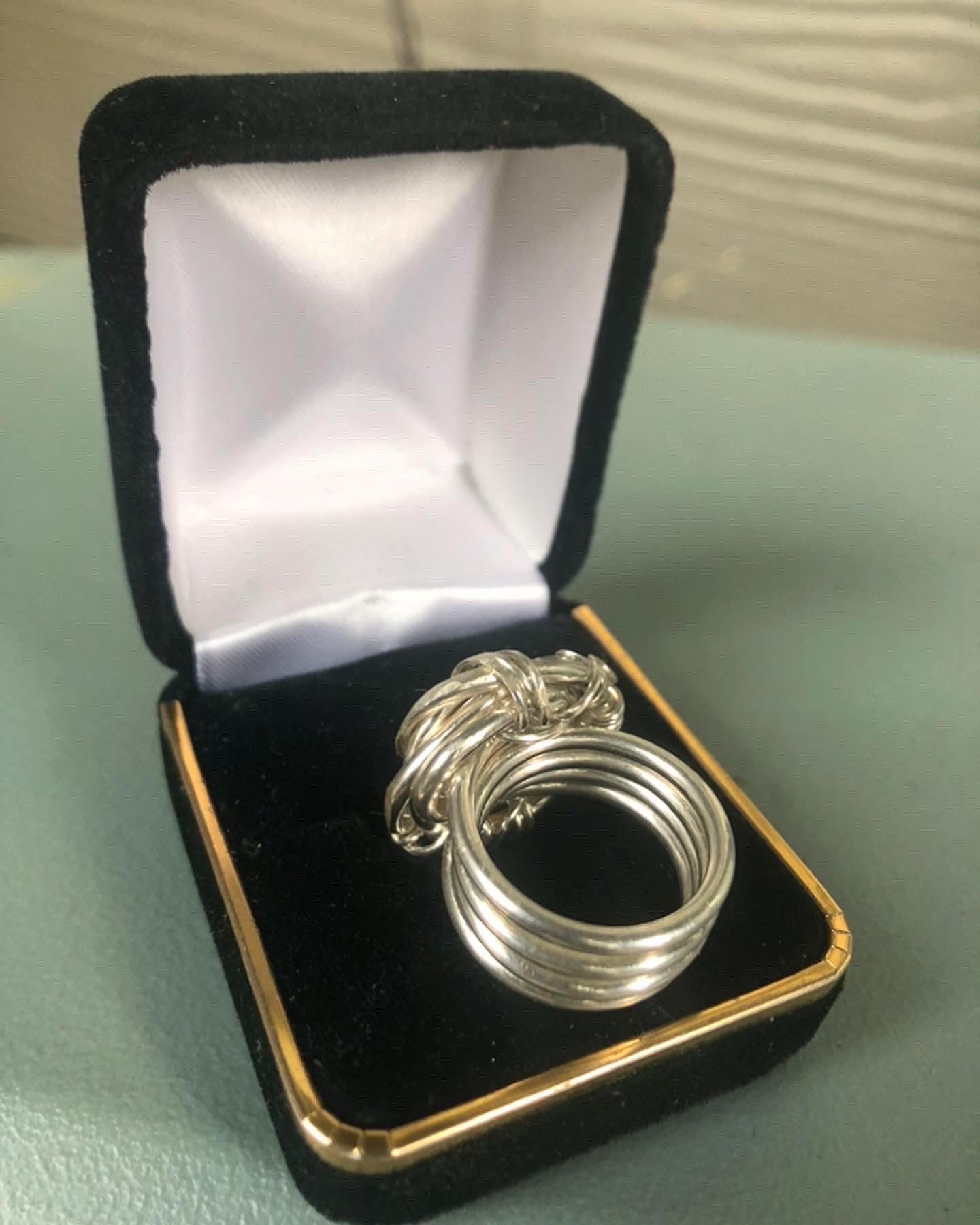 Sterling Silver Ethiopian Fire Opal Ring