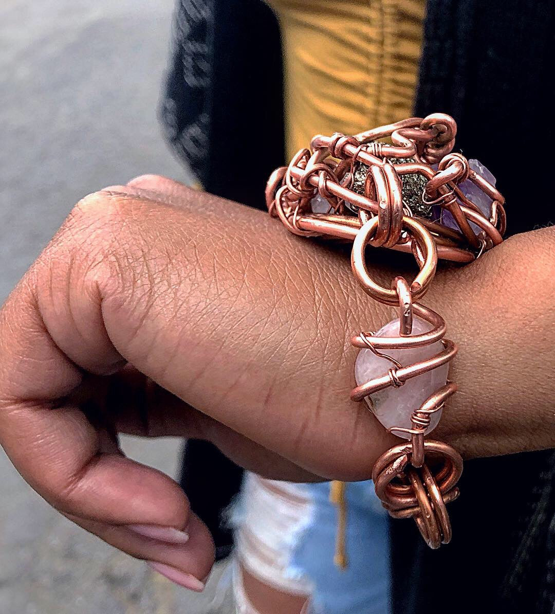 Super Nova Chakra Copper Bracelet
