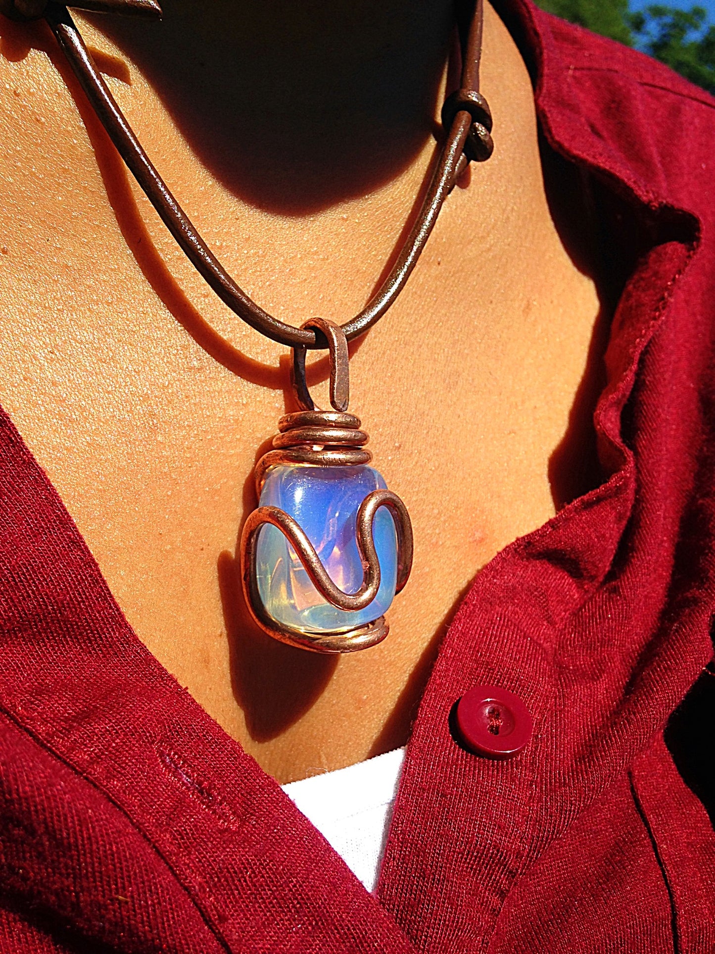 Opalite Copper Necklace