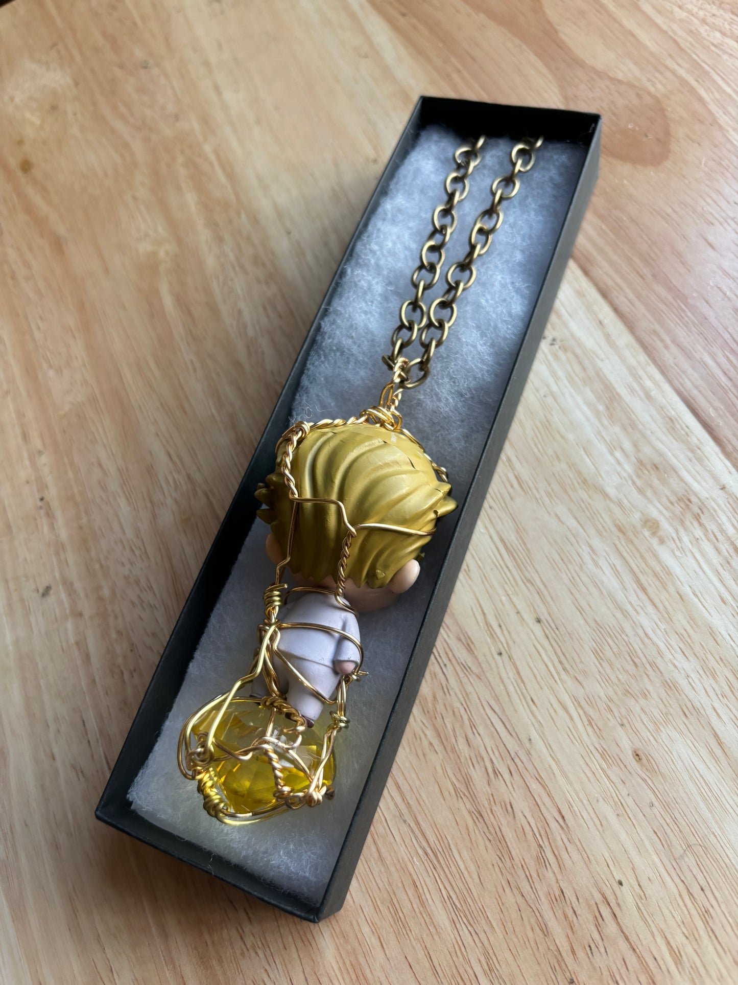 Kento Nanami Brass & Glass Diamond Necklace
