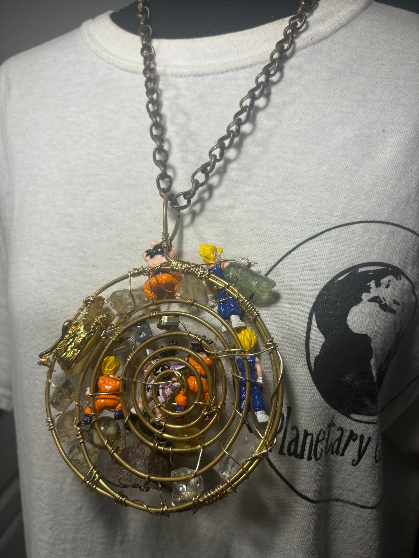 Dragon Ball Z Timeline Brass Medallion
