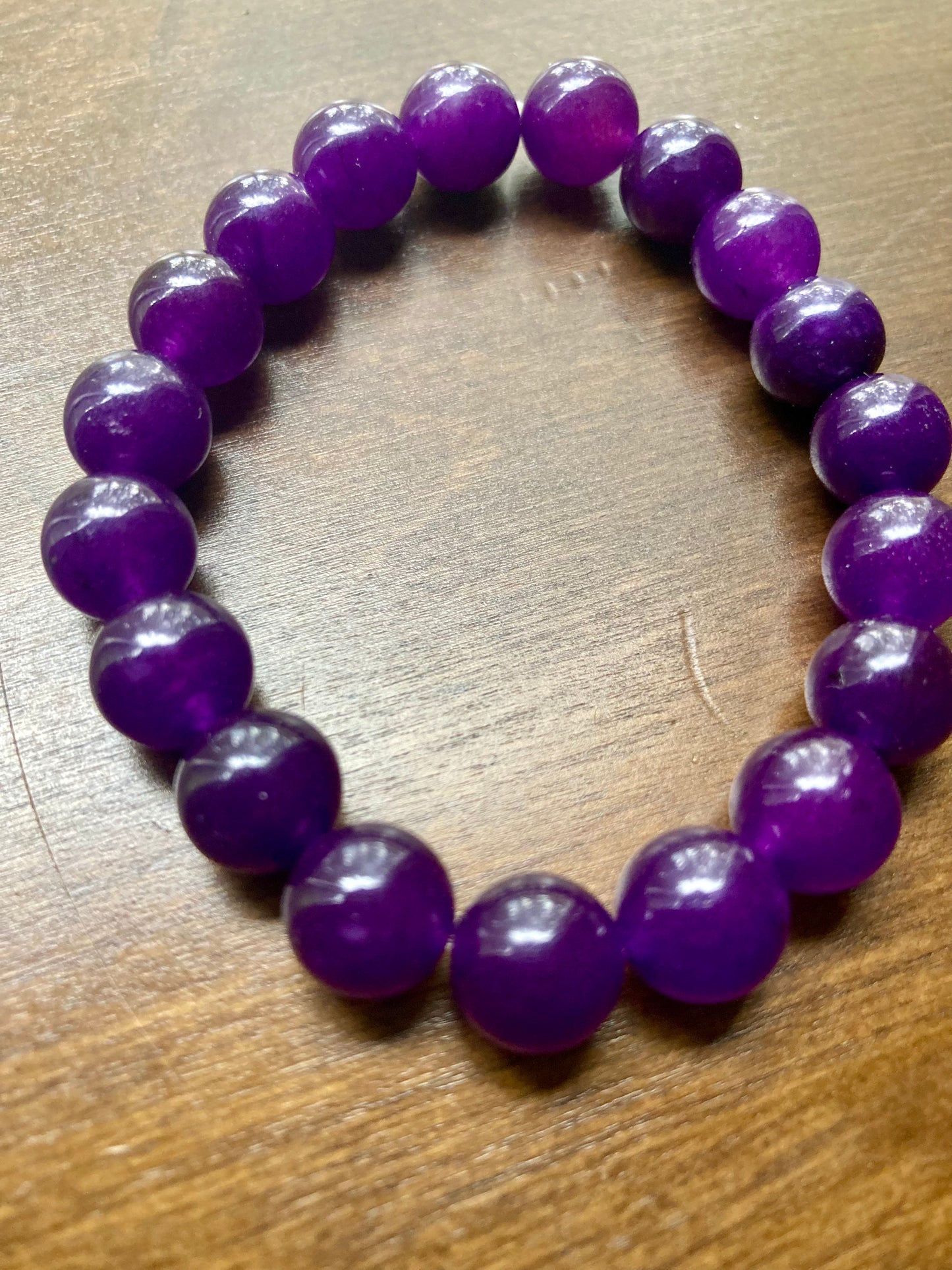 Purple Jade Bracelet