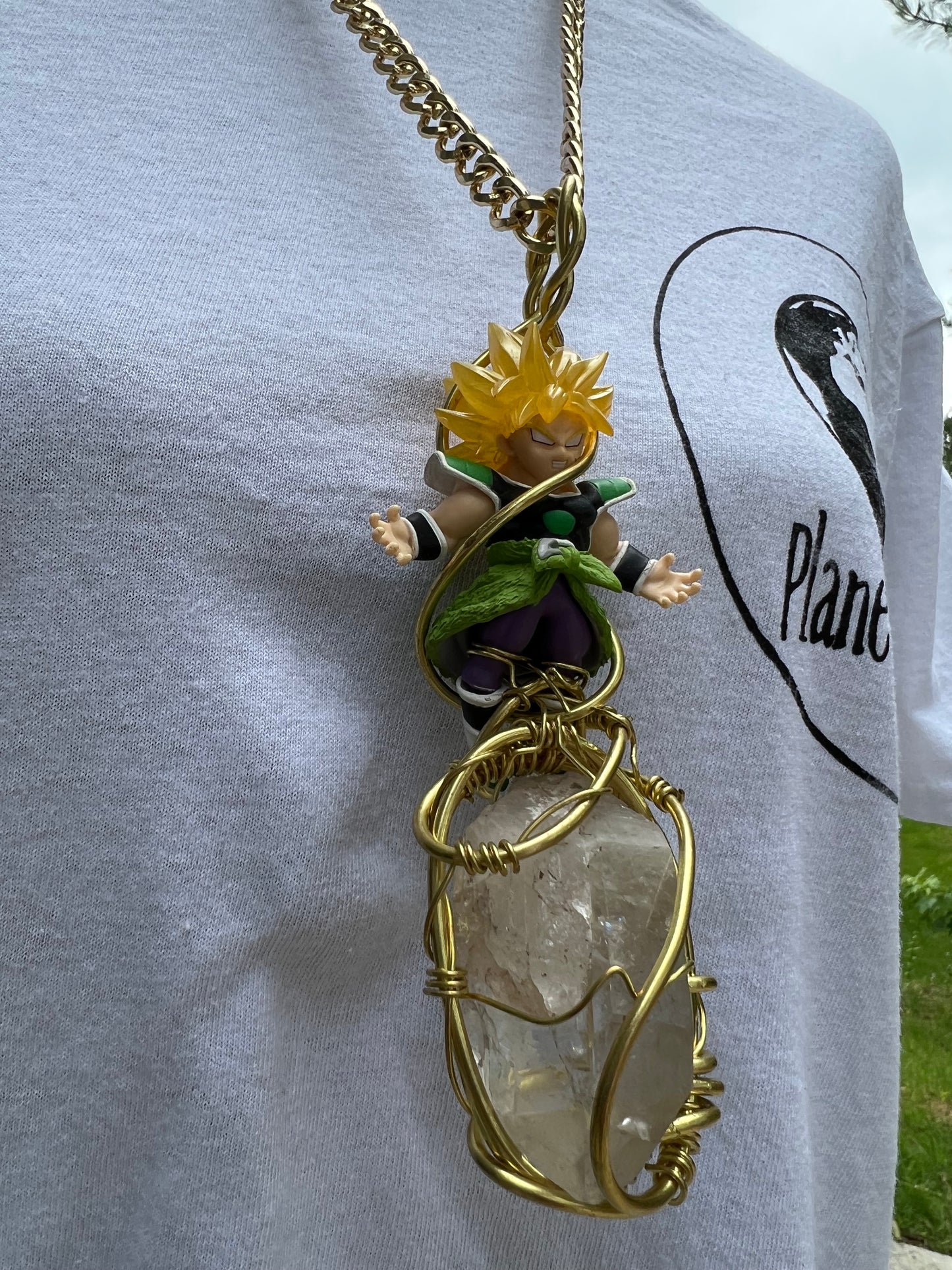 Super Broly Brass Dragon Ball Amulet