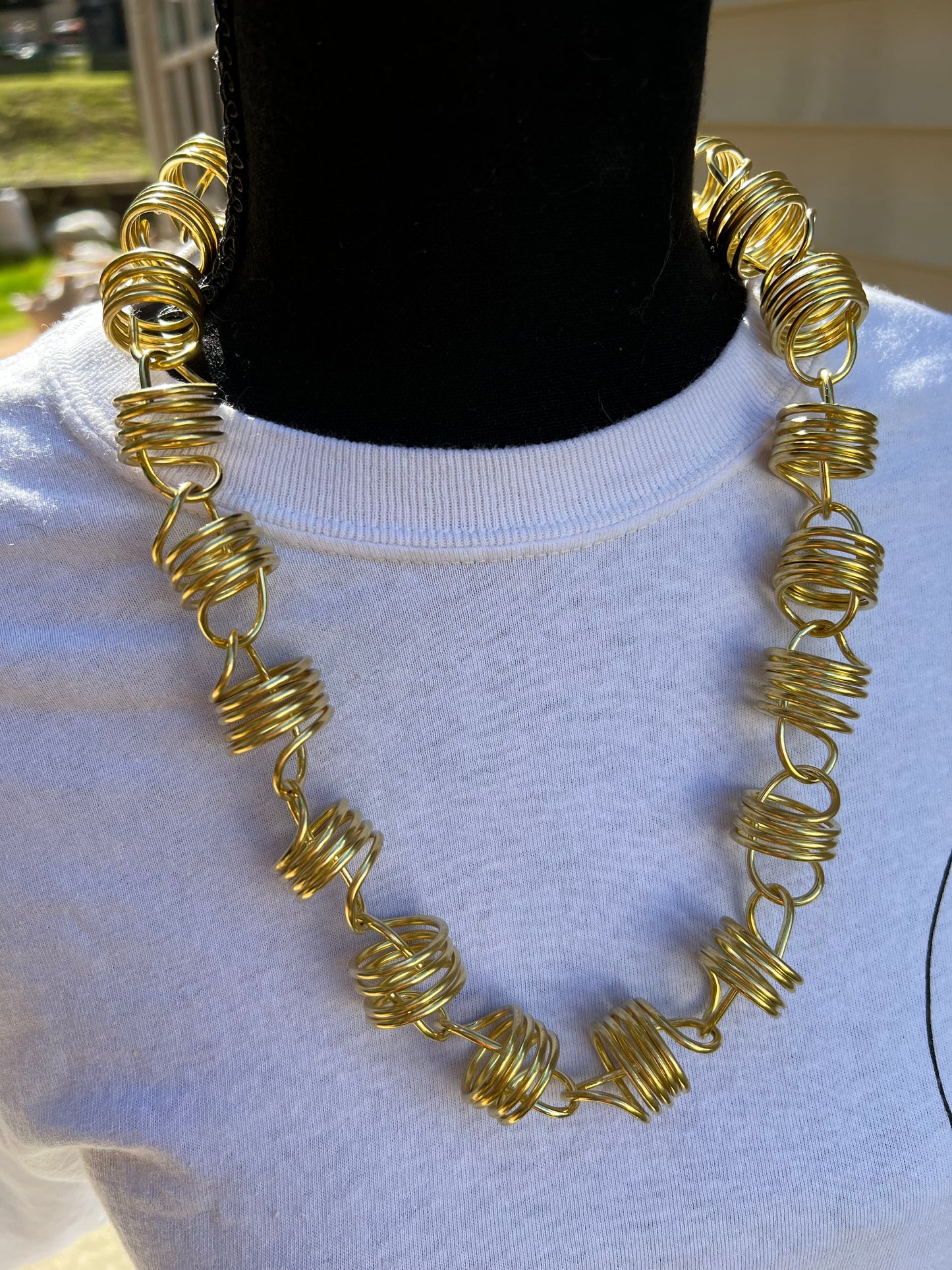 Conductor Coil Brass Chain