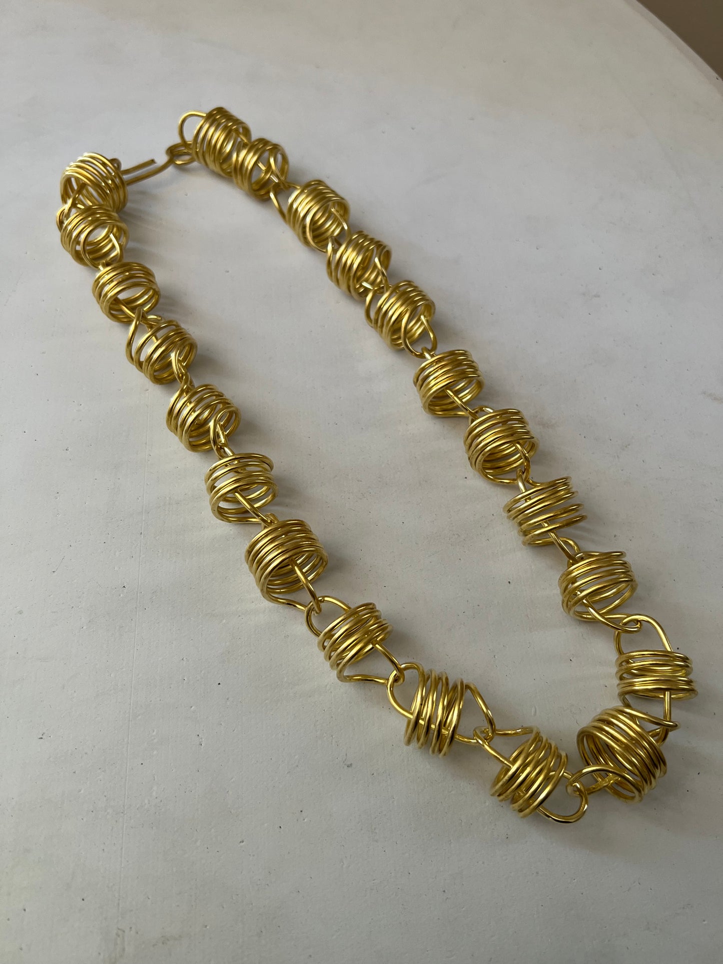 Conductor Coil Brass Chain