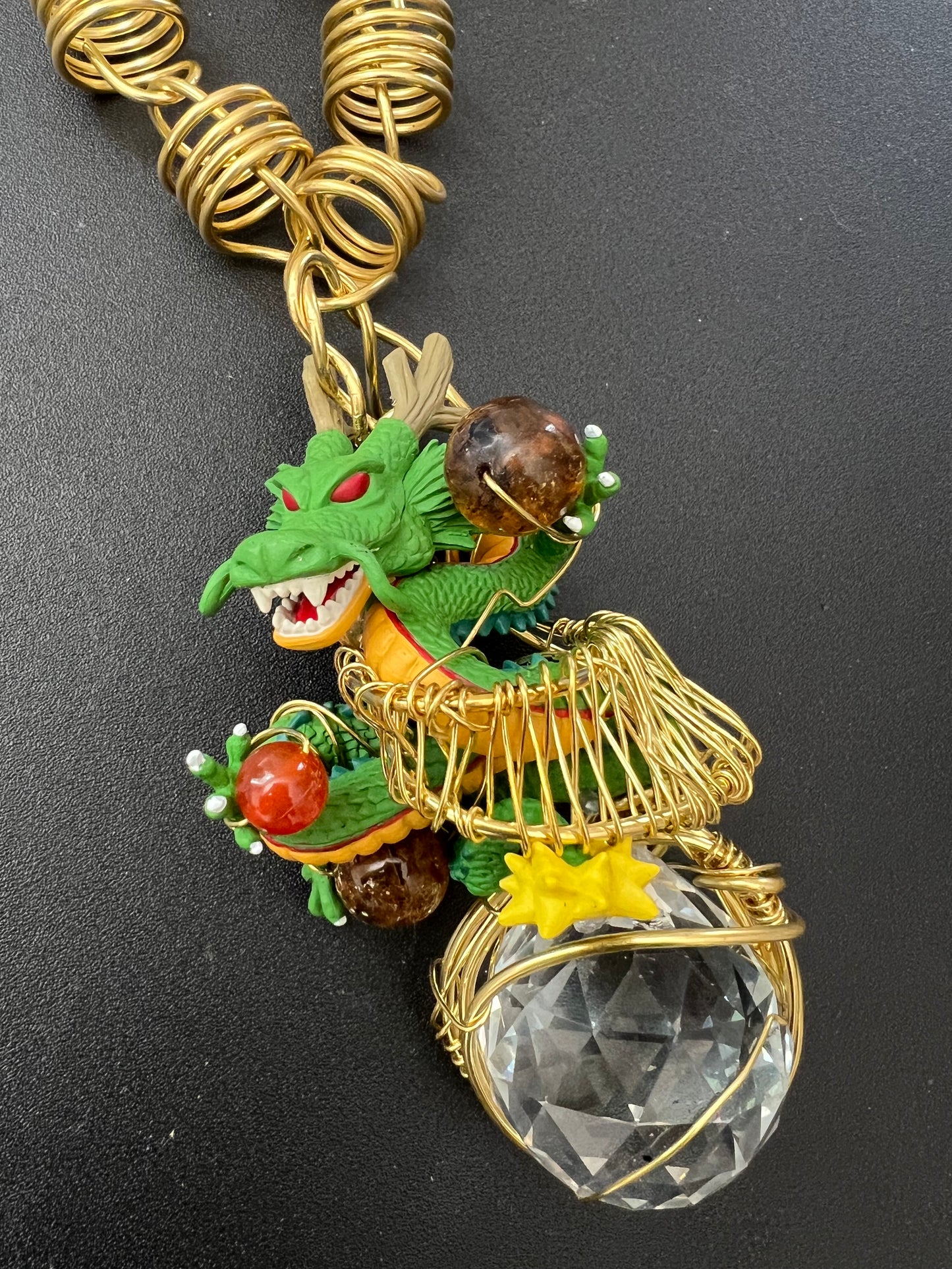 Shenron Brass Dragon Amulet