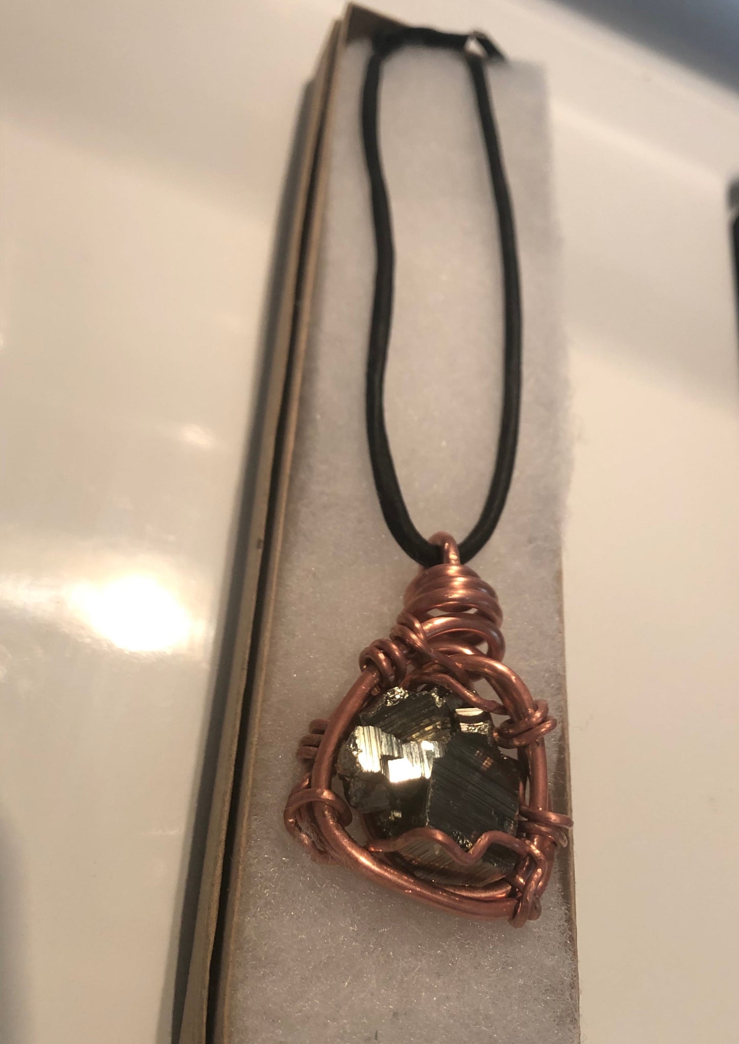 Pyrite Copper Amulet (Medium)