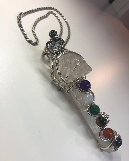 Sterling Silver Royal Chakra Amulet