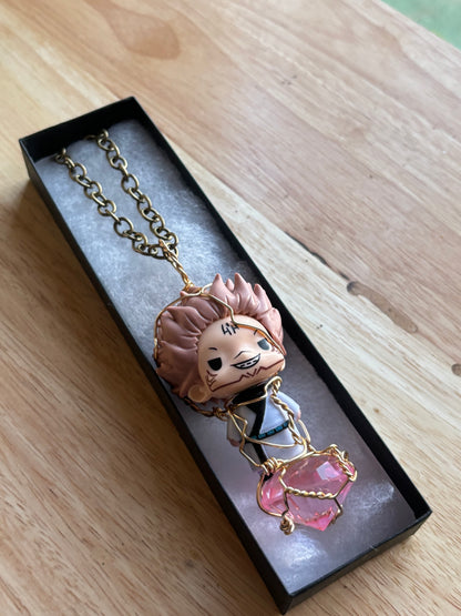 Kamisama: Divine Brass & Glass Diamond Necklace