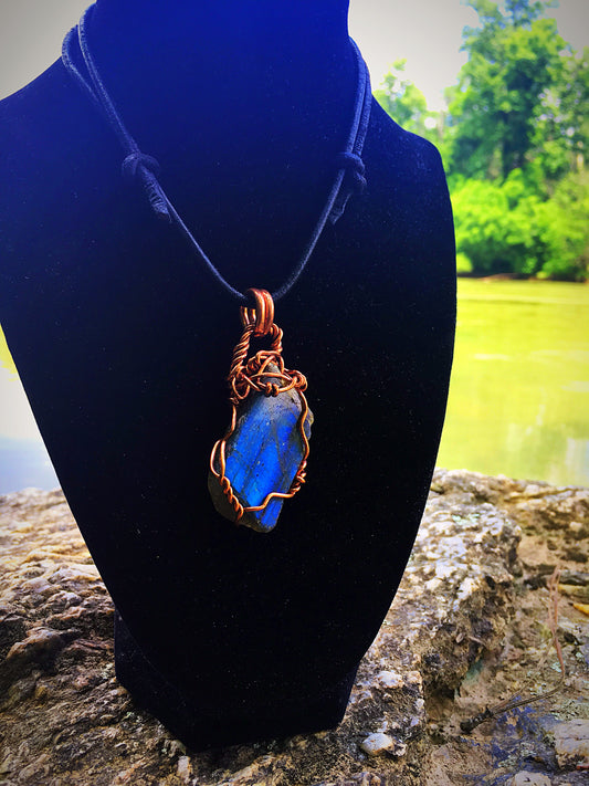Labradorite Copper Necklace