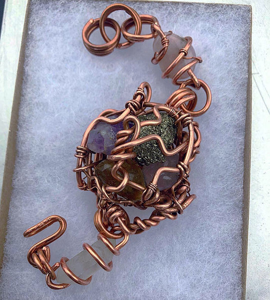 Super Nova Chakra Copper Bracelet