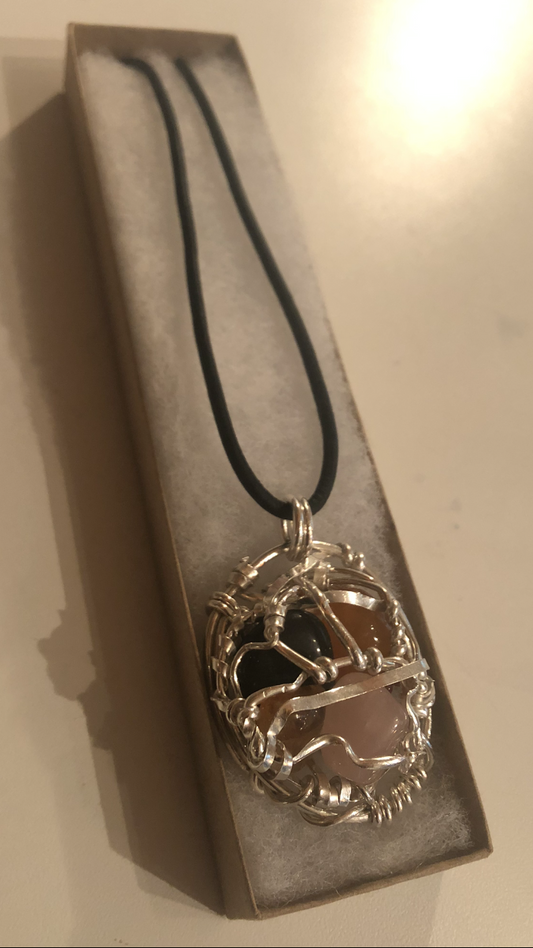 Sterling Silver Cluster amulet