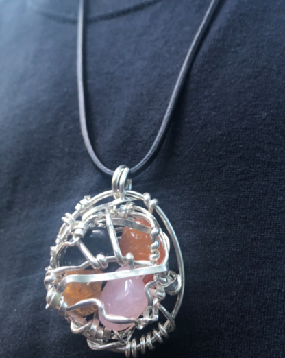 Sterling Silver Cluster amulet