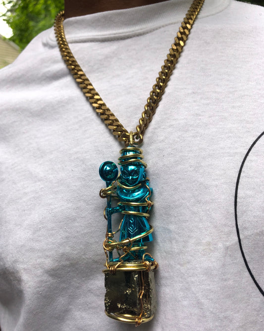 Whis Blue Iron Amulet