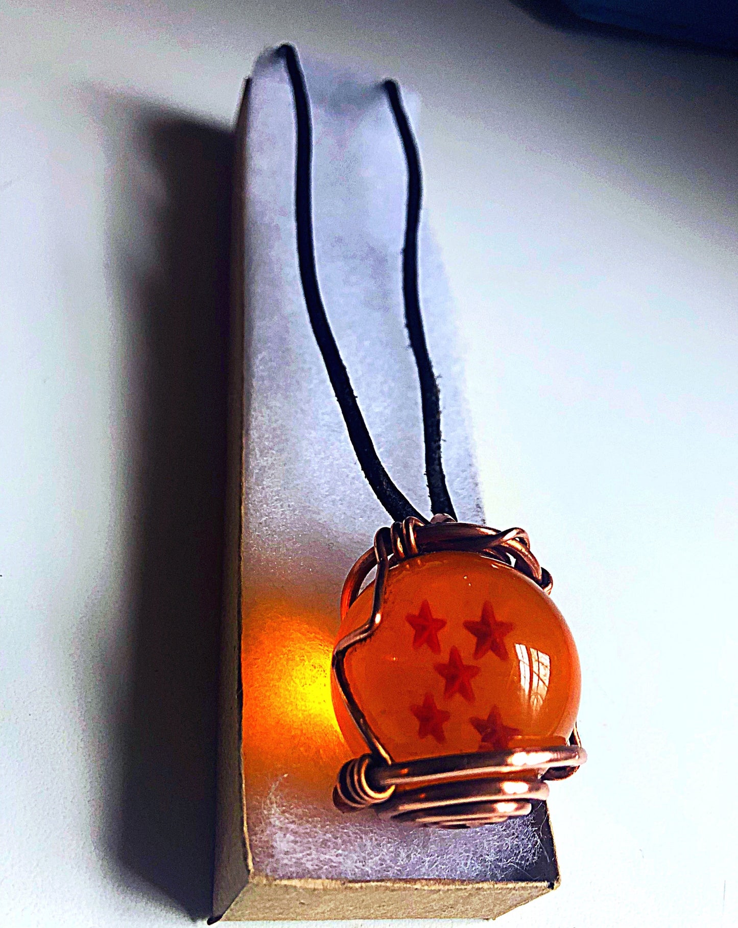 Dragon Ball 5 Star Copper Amulet Necklace