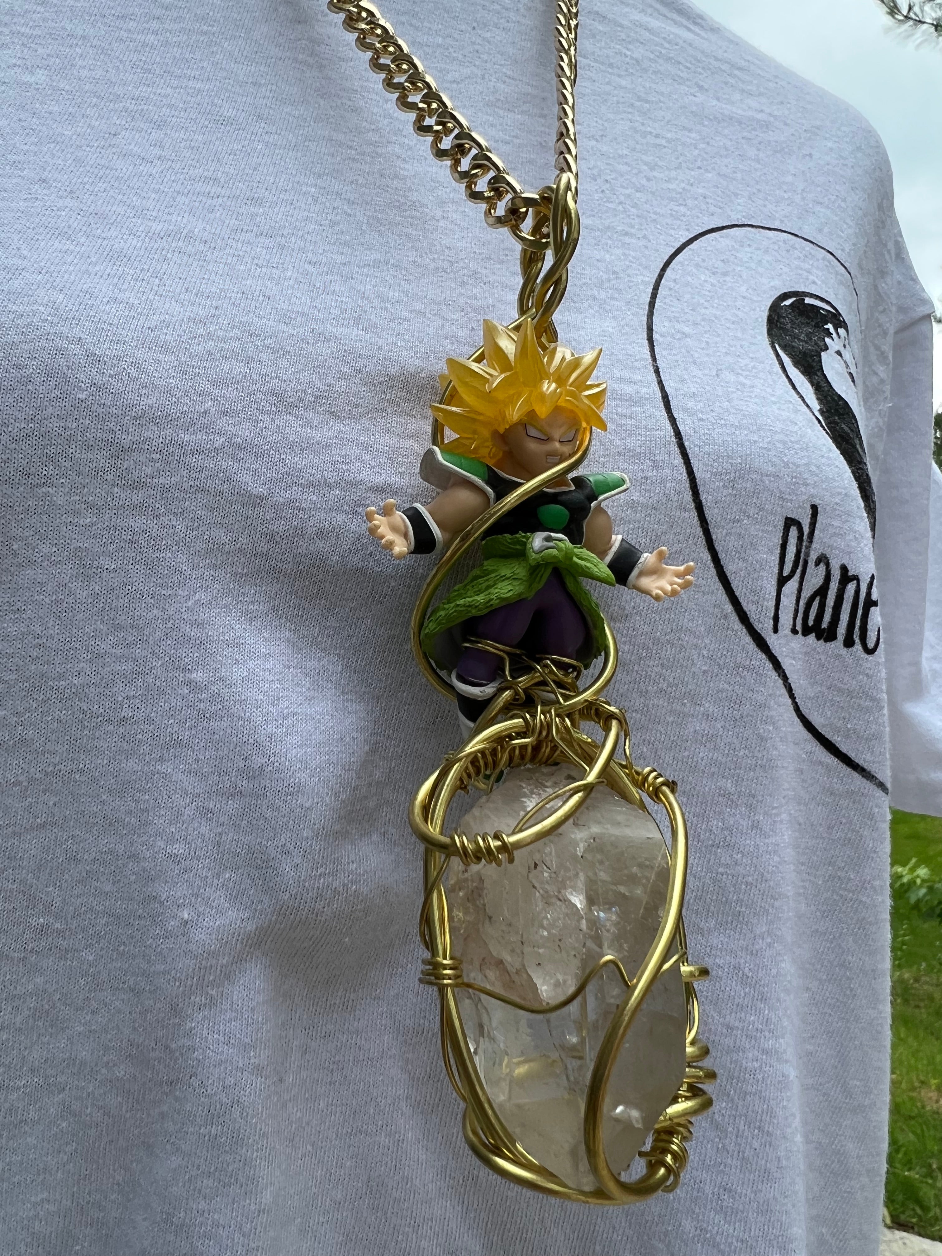 Super Broly Brass Dragon Ball Amulet – Planetary Creations llc